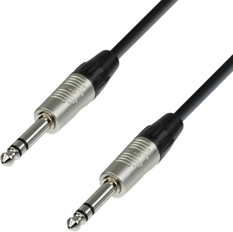 Ah Patch Cable Rean 6.3 Mm Jack Stereo To 6.3 Mm Jack Stereo 0.9 M - K4 Bvv 0090 - Adam Hall Kabler