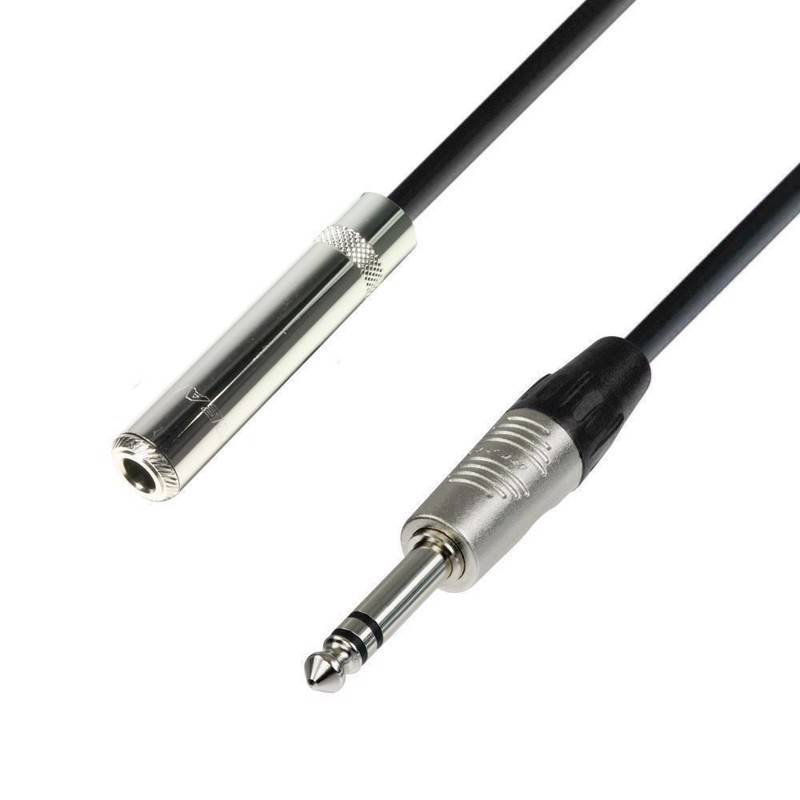Ah Headphone Extension 6.3 Mm Jack Stereo To 6.3 Mm Jack Stereo 3 M - K4 Bov 0300 - Adam Hall Kabler