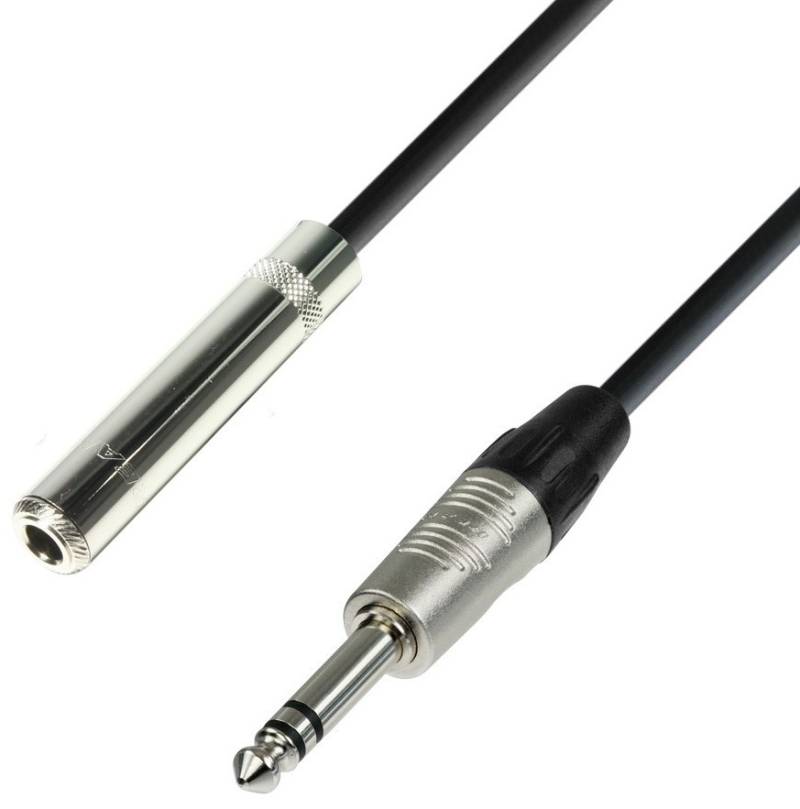 Ah Headphone Extension 6.3 Mm Jack Stereo To 6.3 Mm Jack Stereo 6 M - K4 Bov 0600 - Adam Hall Kabler