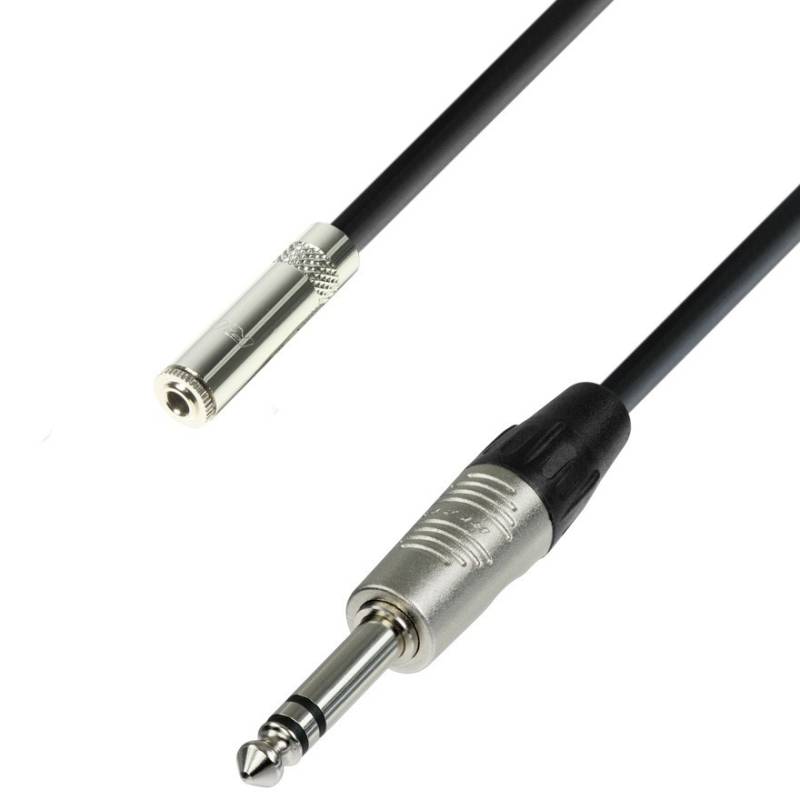 Ah Headphone Extension 3.5 Mm Jack Stereo To 6.3 Mm Jack Stereo 6 M - K4 Byv 0600 - Adam Hall Kabler
