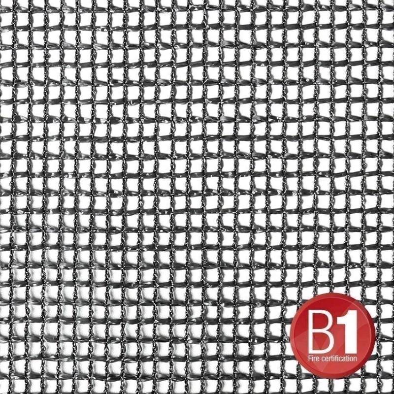 Adam Hall Gauze, Material 201 3x4m With Eyelets, Black - 0156 X 34 B - Adam Hall Tilbehør