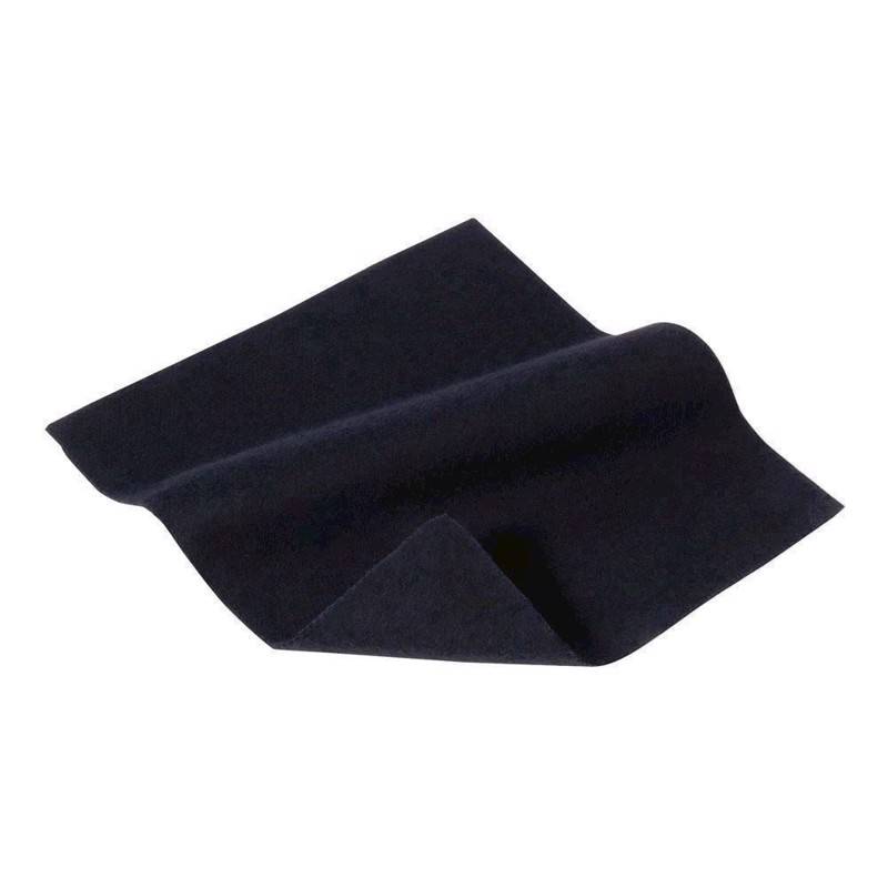 Adam Hall Deco Molton B1 Black 160g/M², 300 Cm Wide - 0151 B - Adam Hall Tilbehør