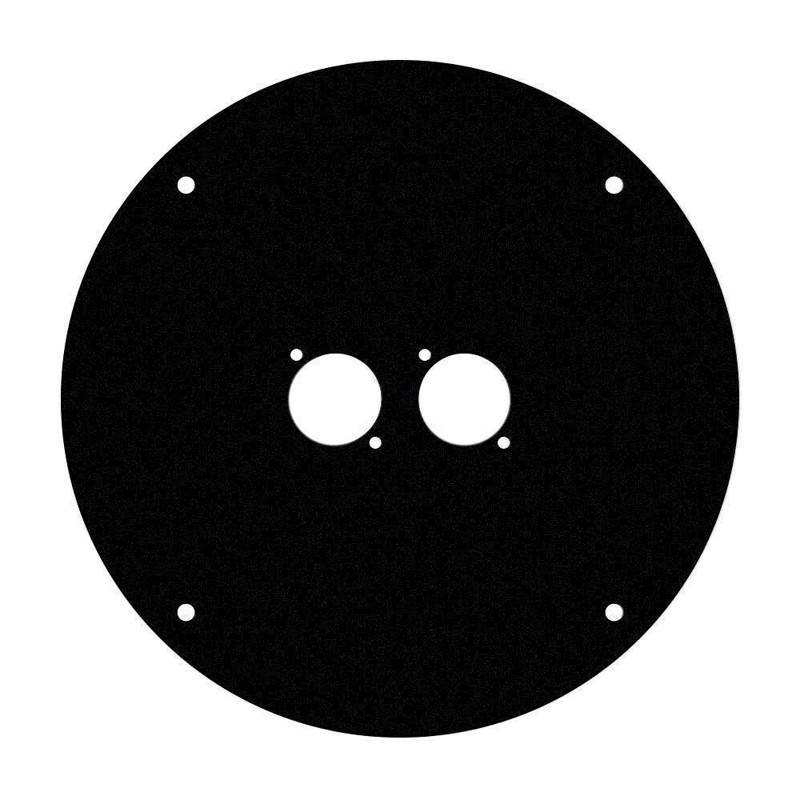 Ah Front Panel For Cable Drum 70225 With 2 X D-Type Holes - 70225 D 2 - Adam Hall Kabler