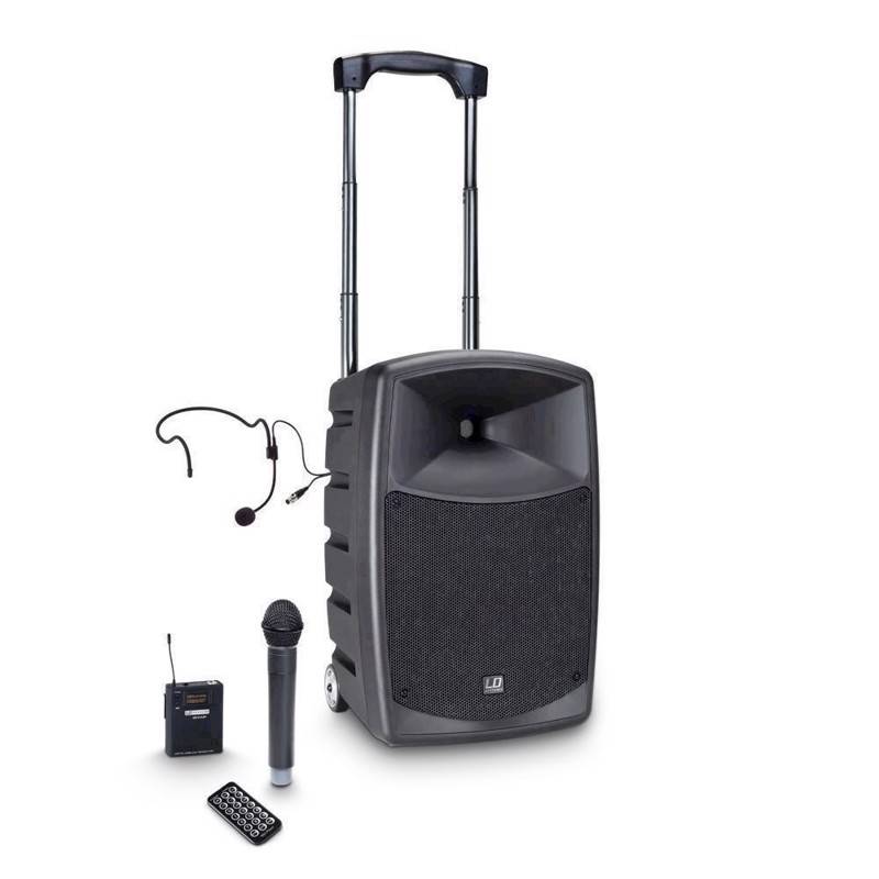 Ld Battery-Powered Bluetooth Speaker With Mixer And Wireless Microphone - Roadbuddy 10 Hbh 2 B6 - Ld Systems