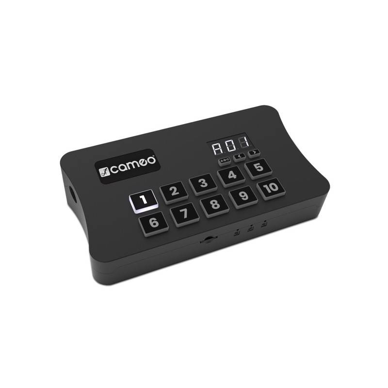 Cameo Dvc Cue, Programmerbart 1024-Kanals Dmx-Interface Med Baggrundsbelyst Tastatur