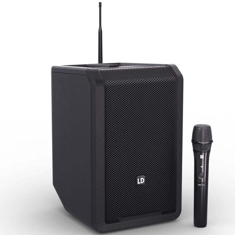 Ld Systems Anny 8 Hhd - Batteri Højttaler Med Trådløs Håndholdt - Sort B6 (655 - 679 Mhz)