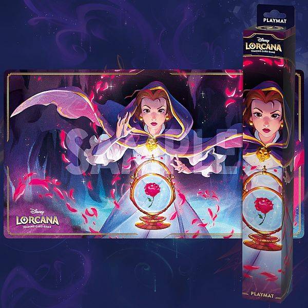Spillemã¥tte (playmat) - Disney Lorcana Tcg: Set 5 - Shimmering Skies: Belle - !kort Tilbehã¸r
