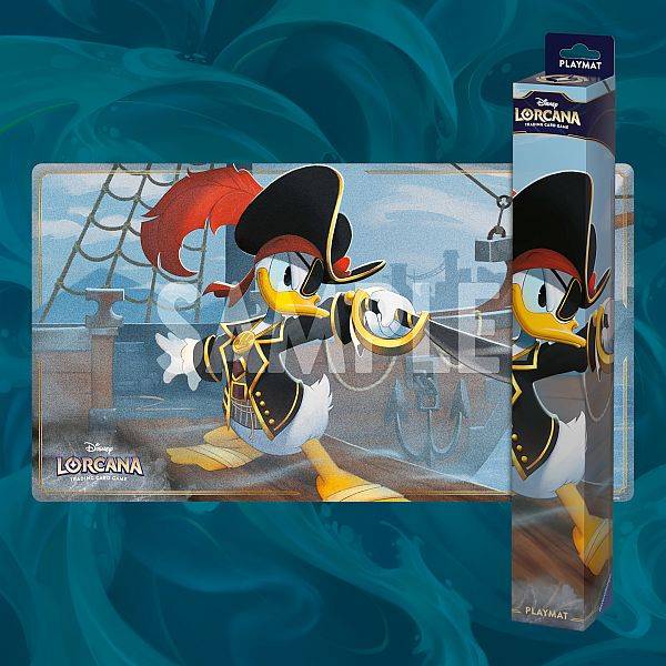 Spillemã¥tte (playmat) - Disney Lorcana Tcg: Set 6 - Azurite Sea: Donald Duck - Buccaneer - !kort Tilbehã¸r