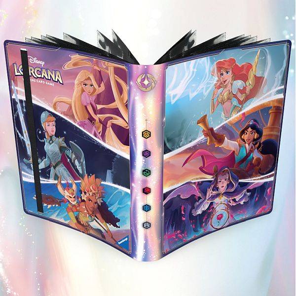 Mappe - Disney Lorcana Tcg: Set 09 (fabled): Princesses - 9-Pocket Lorebook Card Portfolio - Album (holder 252 Kort) - !kort Tilbehã¸r