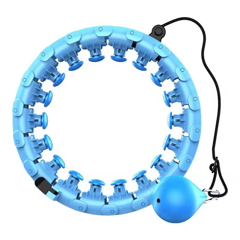 Smart Hulahopring Med Vægt Blue - Fitnessfree