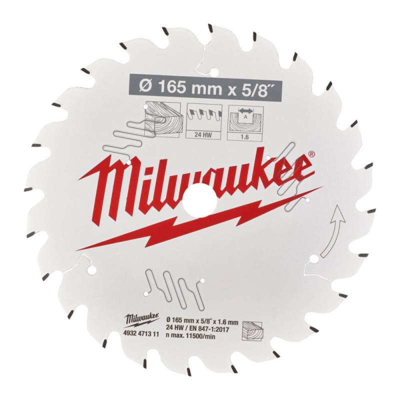 Milwaukee Rundsavsklinge 5/8" Til Træ