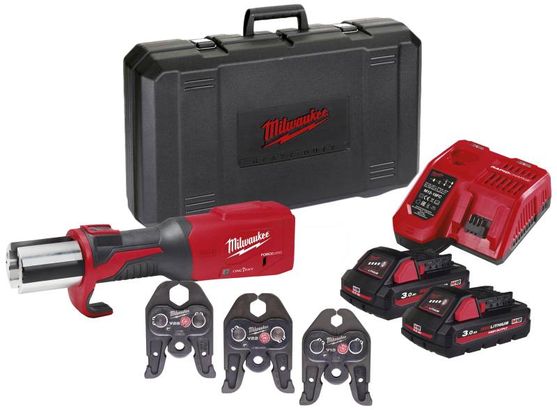Pressmaskine M/Tilbehør M18 Oneblhpt-302c V-Set - Milwaukee