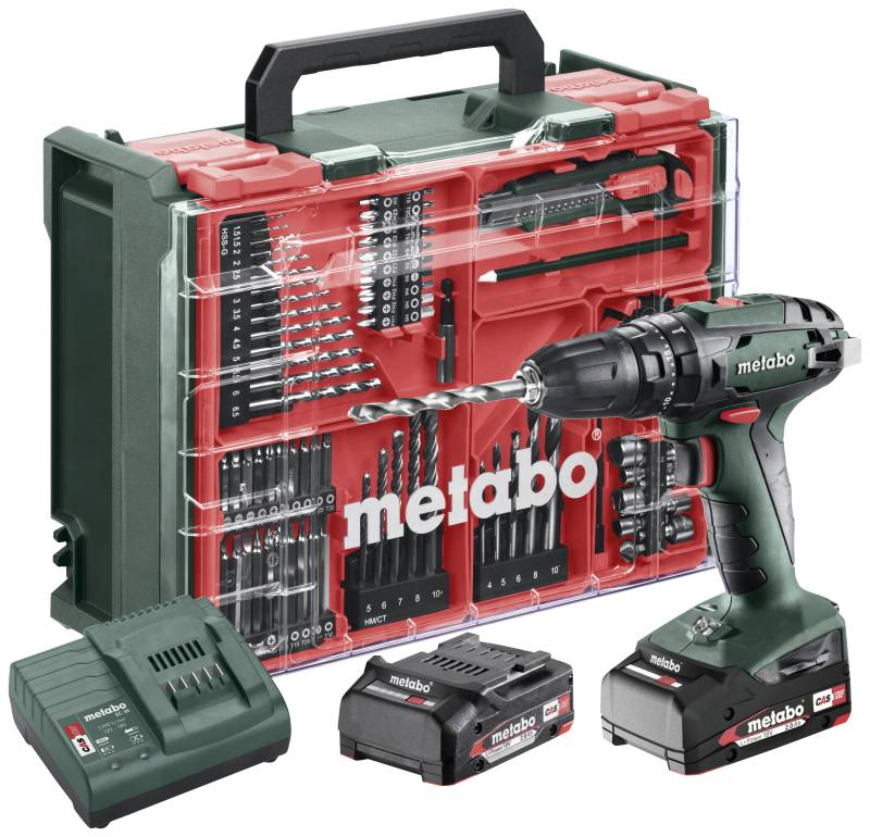 Slagboremaskine Sb 18 2ã—2,0ah Mobile Workshop - Metabo