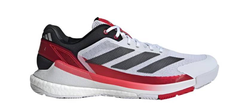 Adidas Crazyquick Boost Padelsko (cloud White/Core Black/Lucid Red) - 45 1/3