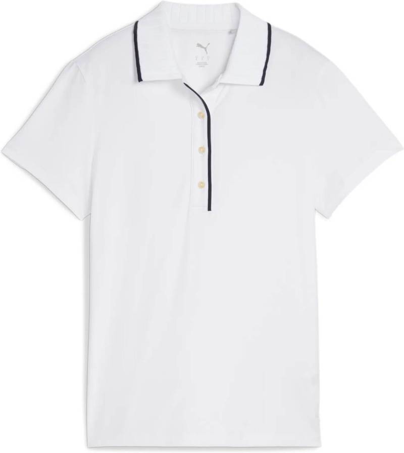 Puma Cloudspun Bridges Dame Poloshirt - White Glow - Str. S
