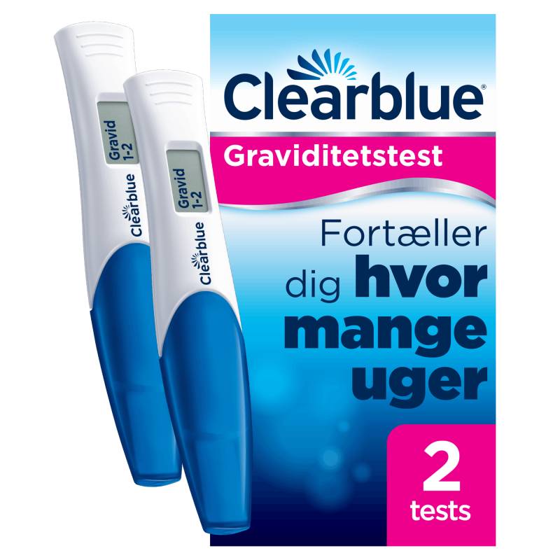 Clearblue Digital Graviditetstest Med Ugeindikator 2 Stk