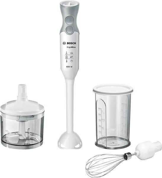 Bosch Stavblender M/Hakker Og Pisker 600w