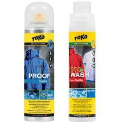 Toko Duo-Pack Textile Proof & Eco Textile Was - Imprægnering