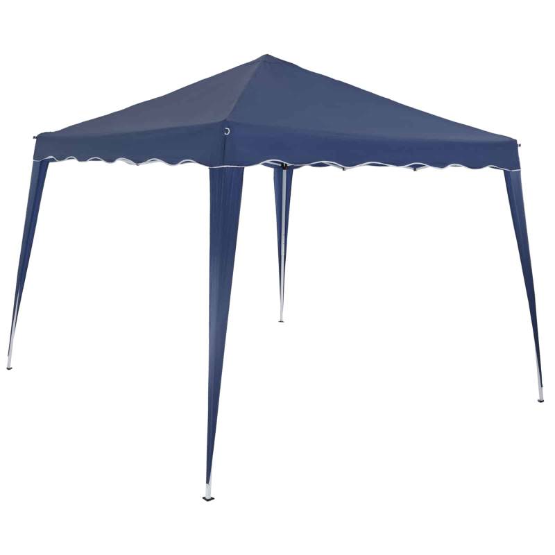 Pavillon Pop-Up 3x3m Uv Beskyttelse 50+ Vandtæt Foldbar Inkl. Taske Folde Pavillon Telt Capri, Farve: Blå - Deuba