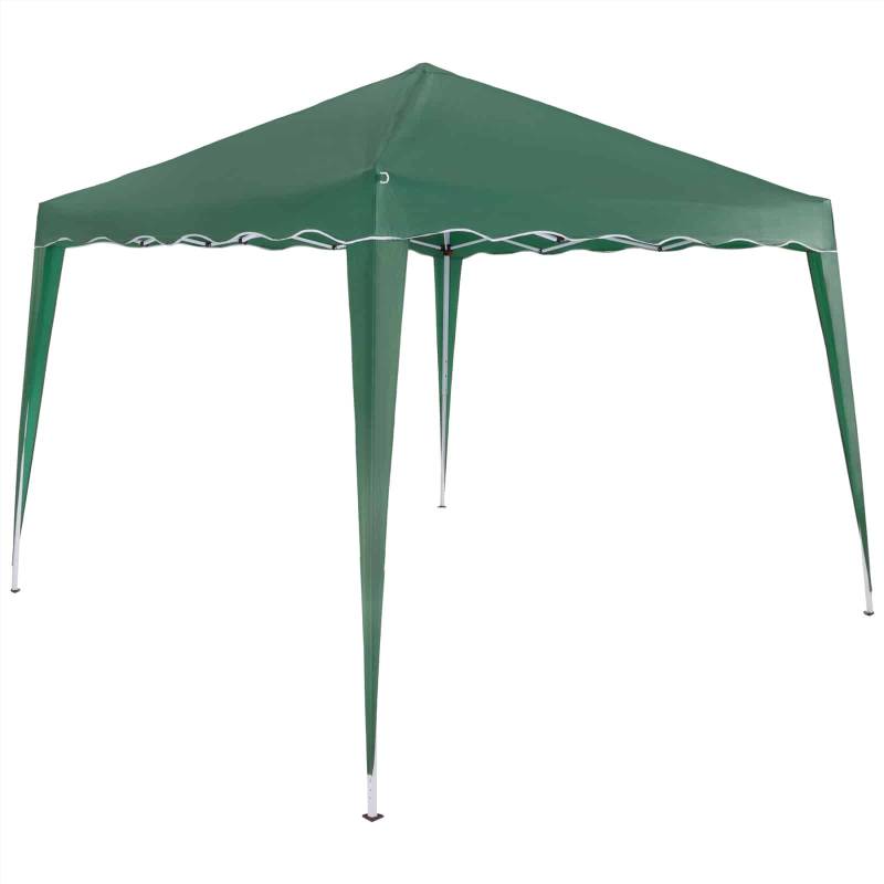 Pavillon Pop-Up 3x3m Uv Beskyttelse 50+ Vandtæt, Inkl. Taske, Capri, Grøn - Deuba
