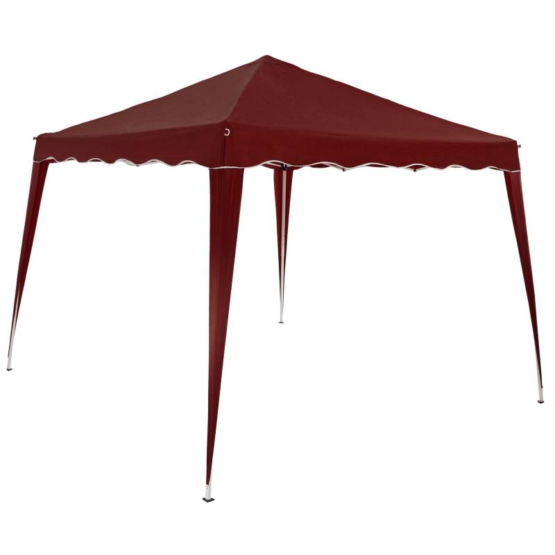 Pop-Up Pavillon 3x3 M  -  Uv50+ Beskyttelse, Vandtæt, Foldbar Med Taske  -  Capri Rød - Deuba