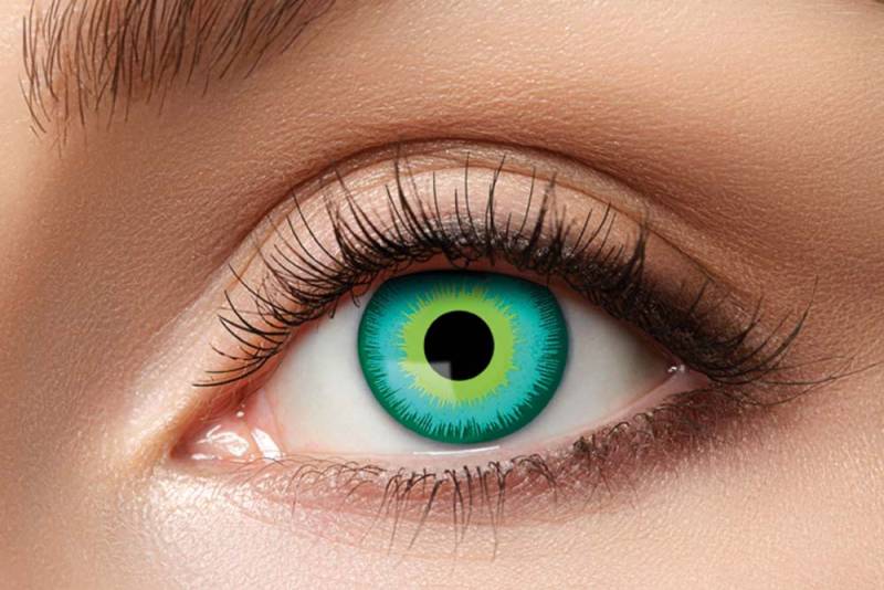 Farvede Kontaktlinser - Magic Green Eye - Festkassen