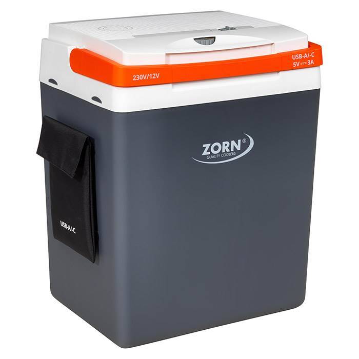 Zorn 30l Elektrisk Køleboks 12/230v Og Usb Tilslutning