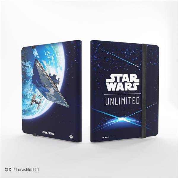 Gamegenic - Mappe: Star Wars: Jump To Lightspeed - Album 18-Pocket (holder 360 Kort) - Card Back Blue - !kort Tilbehã¸r
