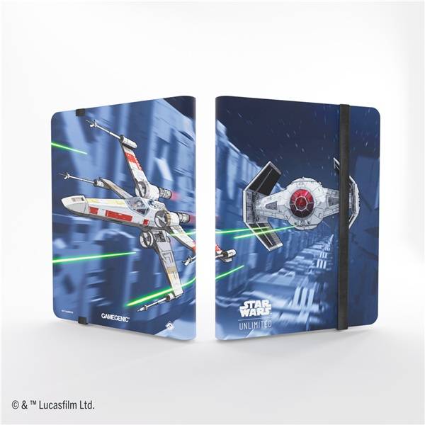 Gamegenic - Mappe: Star Wars: Jump To Lightspeed - Album 18-Pocket (holder 360 Kort) - X-Wing/Tie Fighter - !kort Tilbehã¸r
