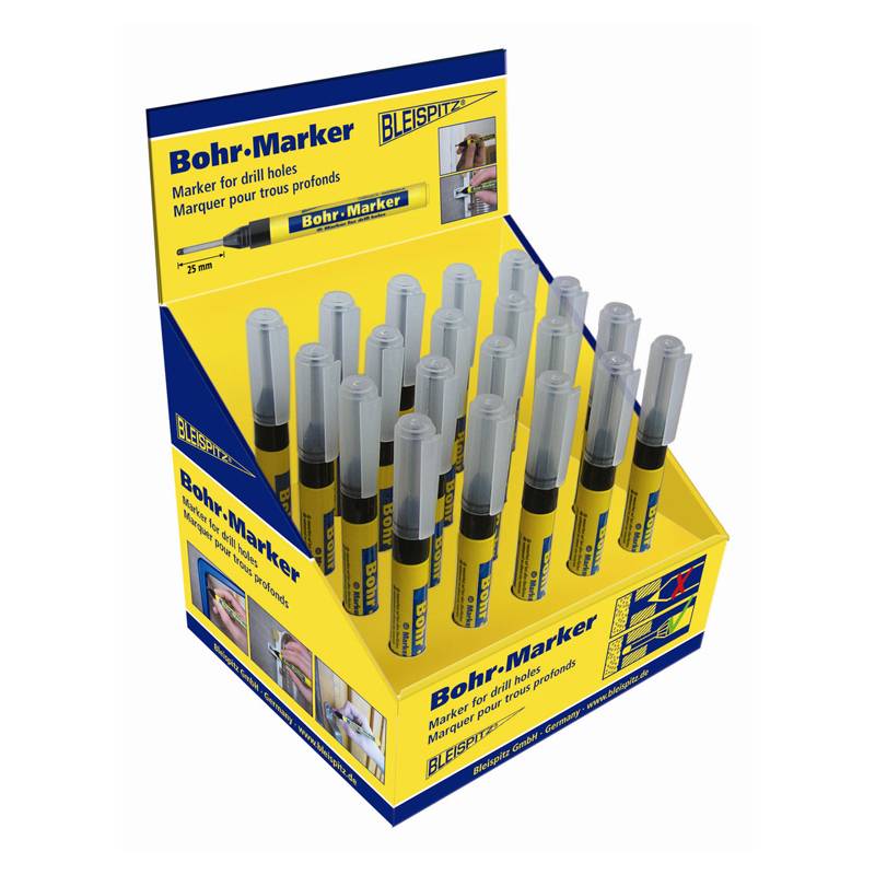 Dybhulspen Blæk For Borehuller 3 Mm Spids Lgd 25 Mm 20 Stk - Diesella