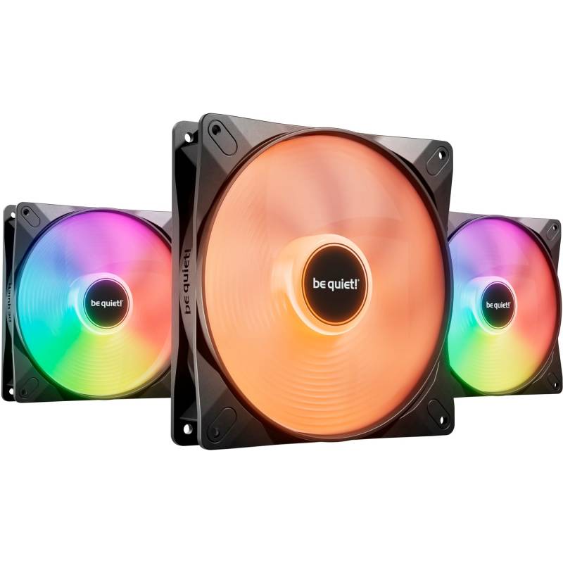 Be Quiet! Light Wings Lx 140mm Pwm High-Speed Triple Pack, Case Fan (black, Pack Of 3) Kabinet Blæser - Geekd.dk