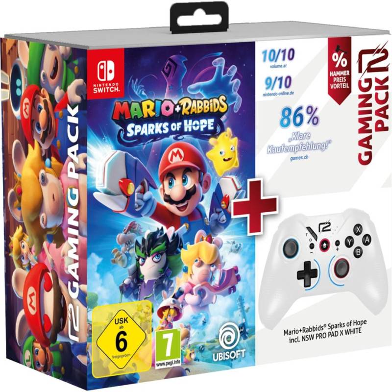 Ready2gaming Switch Controller Inkl. Mario + Rabbids Sparks Of Hope - Nintendo Switch