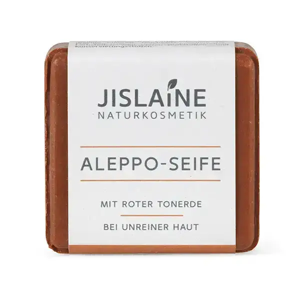 Alepposæbe Med Rødt Ler I Bedste Kvalitet | Jislaine Naturkosmetik
