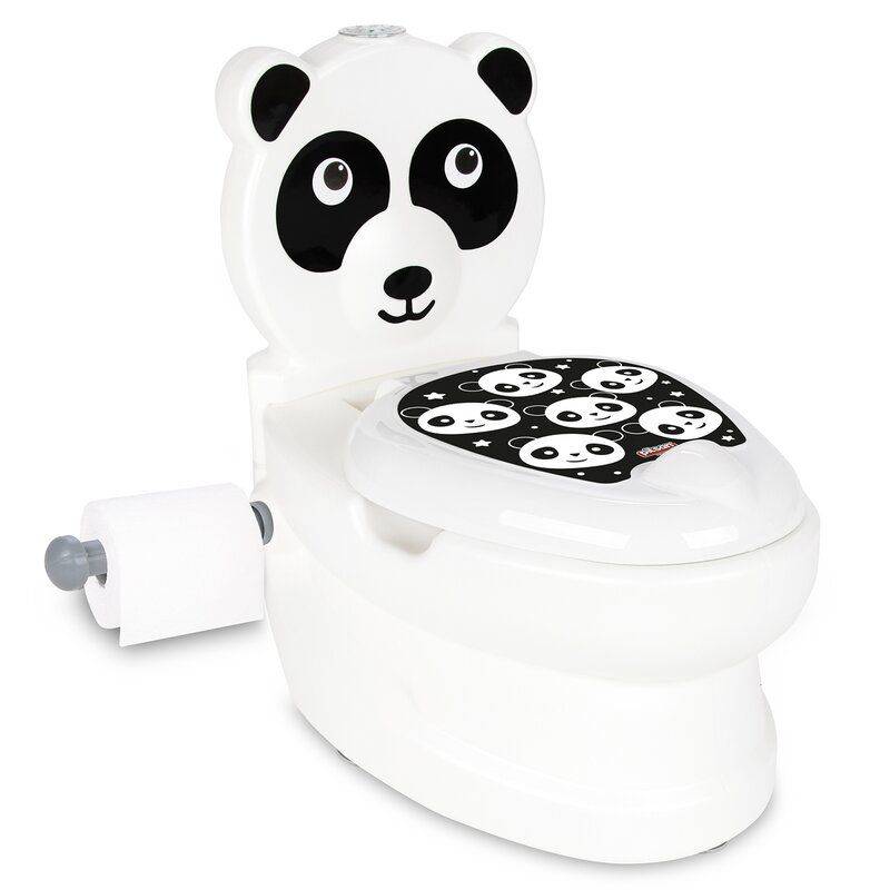 Toilet Træner Med Lys Og Lyd, Pandabjørn