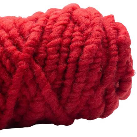 Kremke Soul Wool Rugby Tæppeuld 22 Kirsebærrød