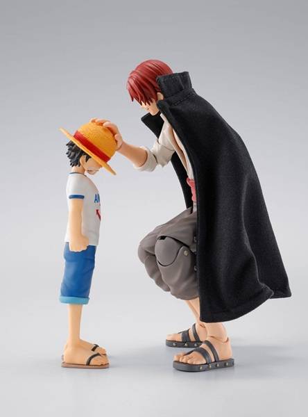 One Piece - S.h. Figuarts Action Figure - 2-Pack Shanks & Monkey D. Luffy Childhood Ver. - !andet