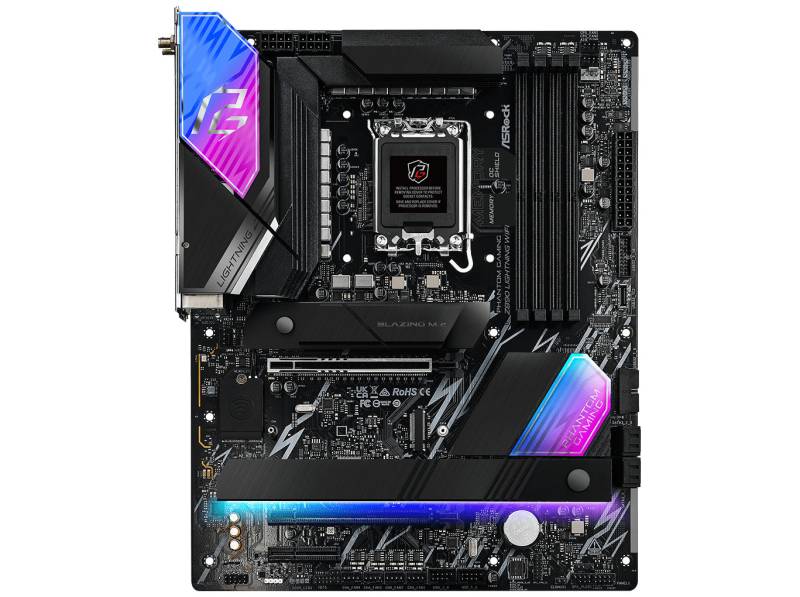 Asrock Z890 Pg Lightning Wifi Motherboard Atx Lga-1851 Intel Z890 Bundkort - Geekd.dk