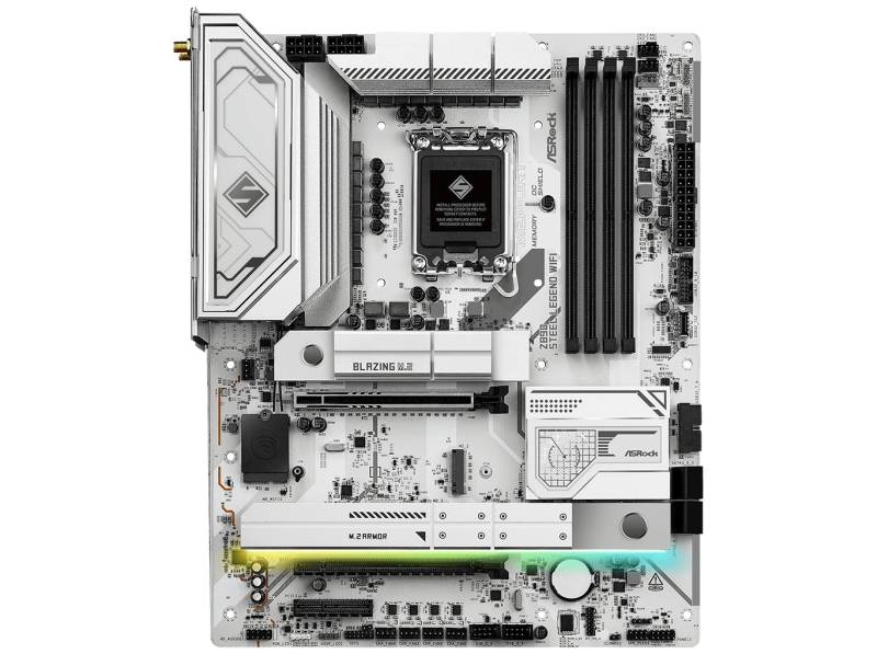 Asrock Z890 Steel Legend Wifi Motherboard Atx Lga-1851 Intel Z890 Bundkort - Geekd.dk