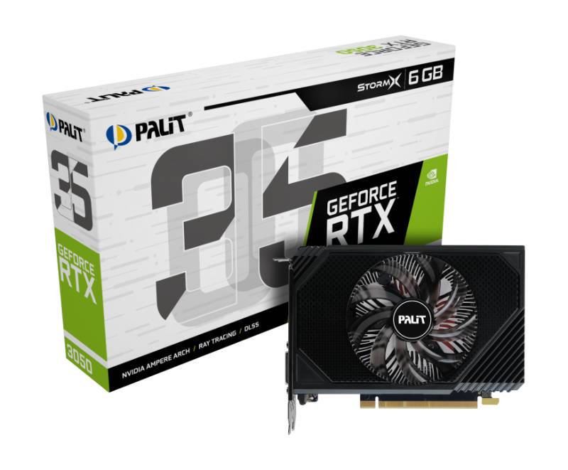 Palit Geforce Rtx 3050 Stormx 6gb Grafikkort - Geekd.dk