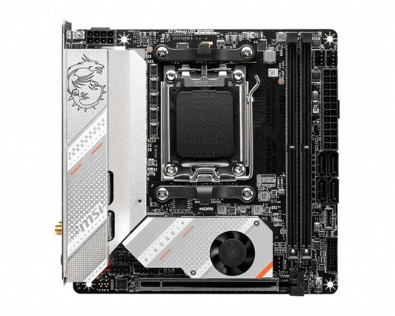 Msi Mpg B650i Edge Wifi Mini Itx Am5 Amd B650 Bundkort - Geekd.dk