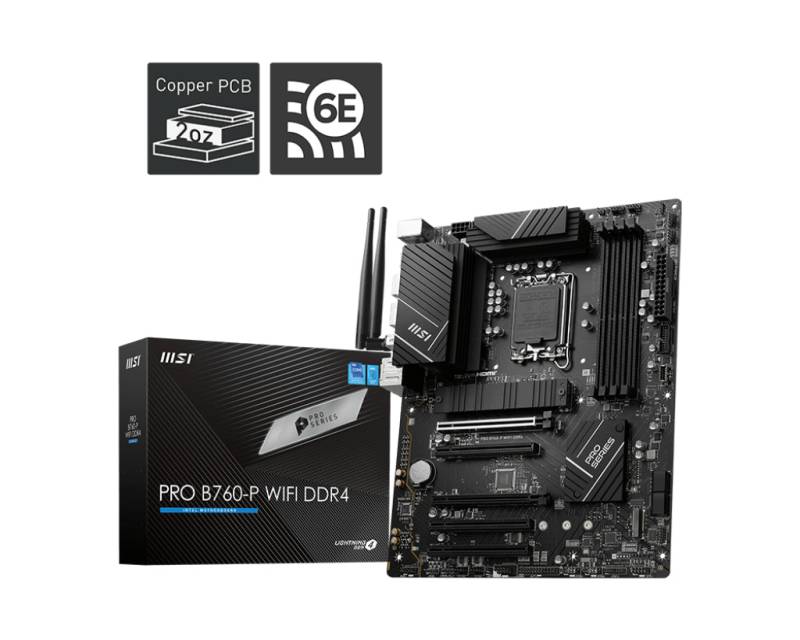 Msi Pro B760-P Wifi Ddr4 Bundkort - Geekd.dk