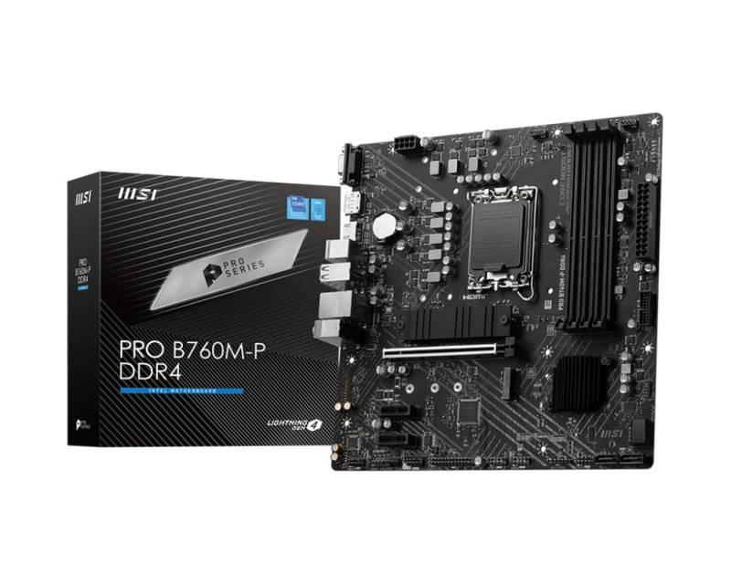 Msi Pro B760m-P Ddr4 Bundkort - Geekd.dk
