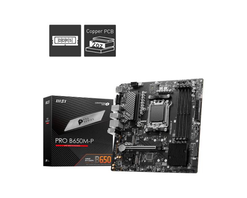 Msi Pro B650m-P Bundkort - Geekd.dk