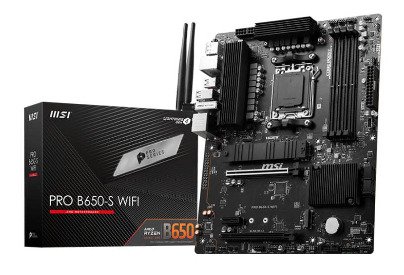 Msi Pro B650-S Wifi Atx Socket Am5 Amd B650 Bundkort - Geekd.dk