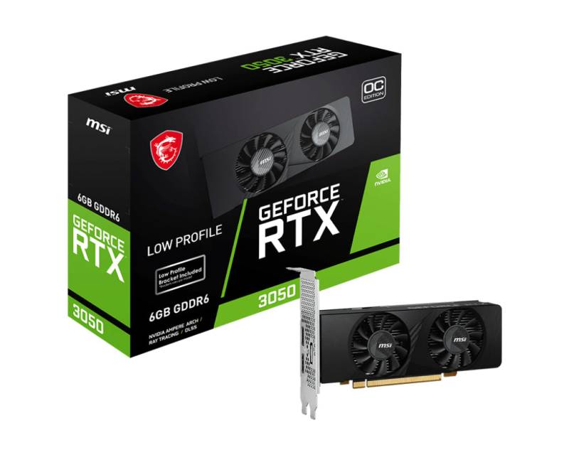 Msi Geforce Rtx 3050 Lp 6g Oc 6gb Grafikkort - Geekd.dk