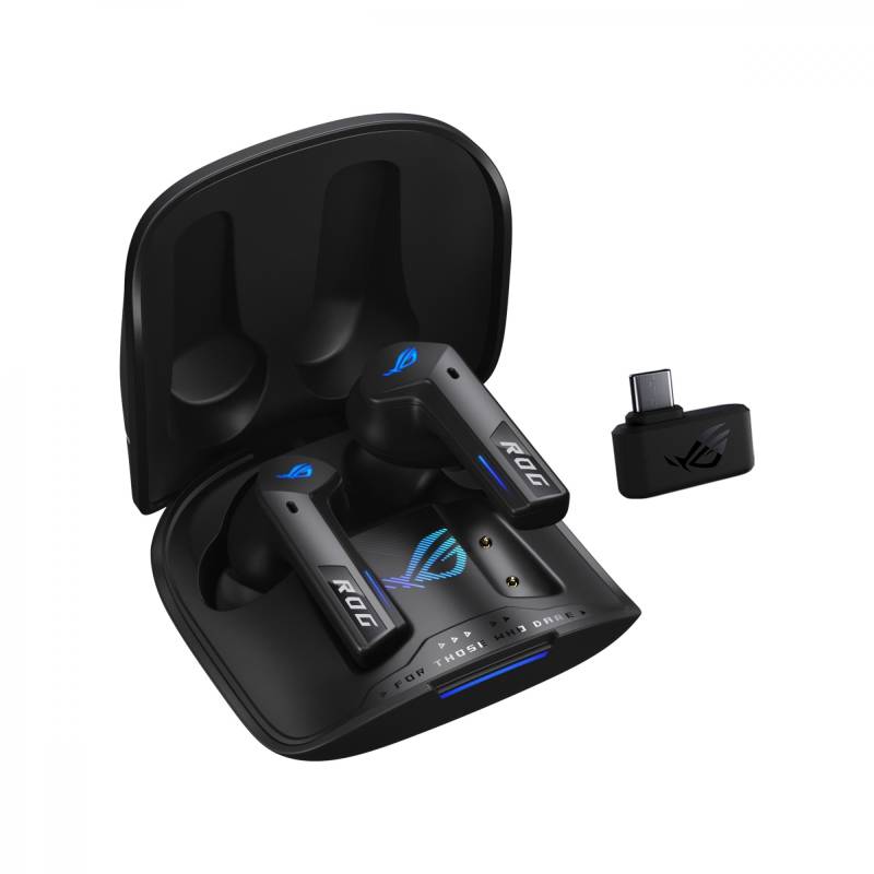 Asus Rog Cetra True Wireless Speednova Headphones, 2.4 Ghz & Bluetooth 5.3 - Black