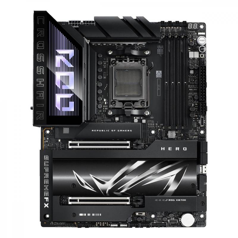 Asus Rog Crosshair X870e Hero (atx, X870e, Am5, Ddr5) Bundkort - Geekd.dk
