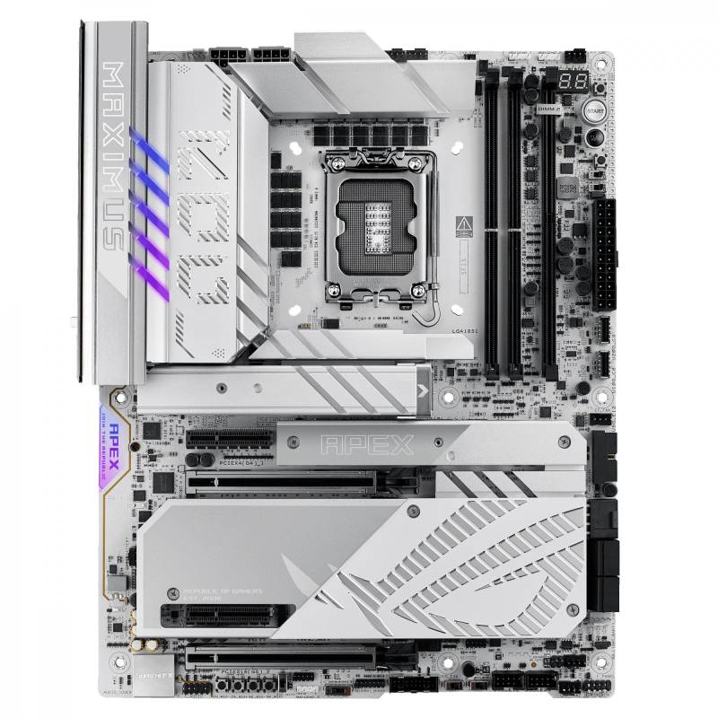 Asus Rog Maximus Z890 Apex (atx, Z890, Lga 1851, Ddr5) Bundkort - Geekd.dk