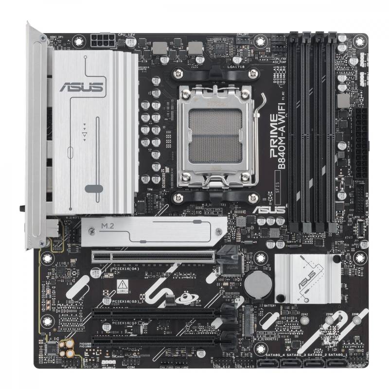 Asus Prime B840m-A Wifi (matx, B840, Am5) Bundkort - Geekd.dk
