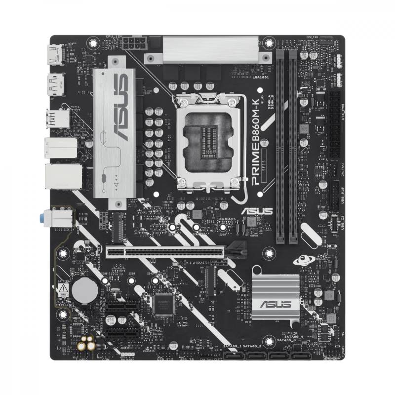 Asus Prime B860m-K (matx, B860, Lga 1851, Ddr5) Bundkort - Geekd.dk